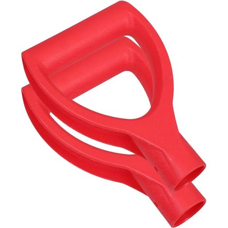 Schaufelstiele D Griff 2 Stück Kunststoff 34mm