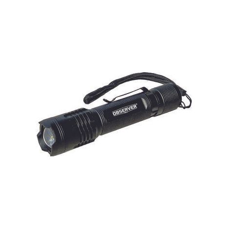 Lampe torche de poche Observer Tools LED Rechargeable, Noir, 1000 lm, IP65 ( Prix pour 1 ) (1/7)