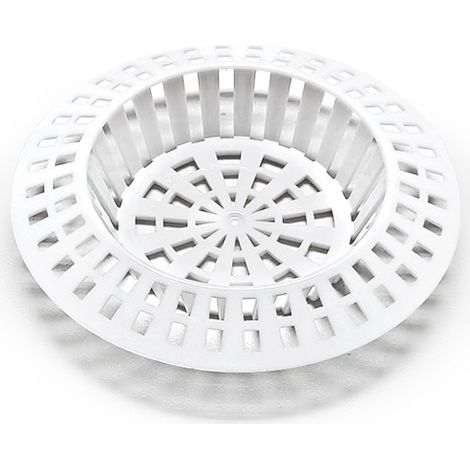 Grilles de vidange de salle de bain, filtres à cheveux, filtres anti-obstruction pour baignoire, grilles de vidange domestiques, accessoires de salle de bain, filtres pour lavabo (1/2)