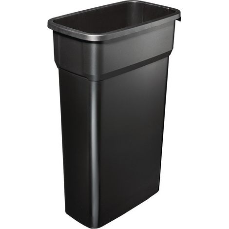 Collecteur de recyclage 70l H730xL490xP290mm noir ROTHO
