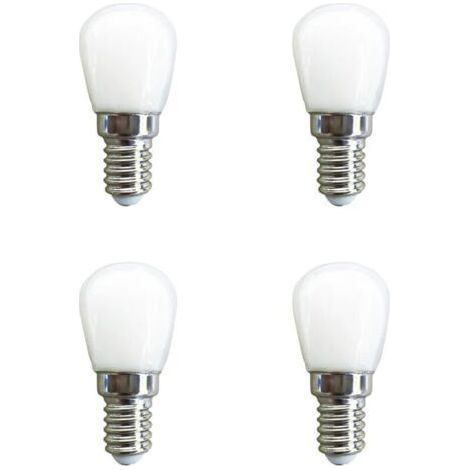 Ampoule LED E14 3W étanche, éclairage d'angle de 360 degrés ac 220v pour réfrigérateur/Machine à coudre/tour, 4 pièces (1/4)