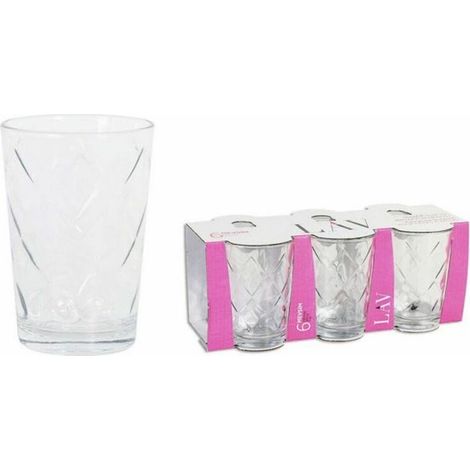 Verre Mevsim LAV, en verre, a eau, 205 ml, 68x99 mm, pack de 6 pieces