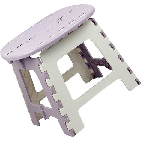 Chaise Pliante Plastique Légère Portable avec Antidérapants Tabouret pour Maison Jardin Camping et Activités Extérieures
