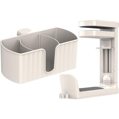 Porte-gobelet à pince pour bureau  Support mural à pince  Porte-tasse  Pour bureau, téléphone, manette, casque, stylo, table, comptoir, bureau à domicile