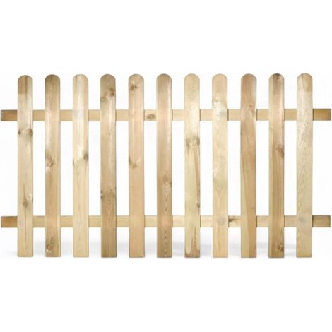 Staccionata a pannelli in legno di pino impregnato 180xH80 cm per esterno