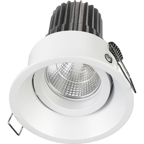 Empotrable techo tilt LEDA Redondo ajustable LED COB 6.20W 797lm(661lm) CRI90 4000K 40º Blanco (1/2)