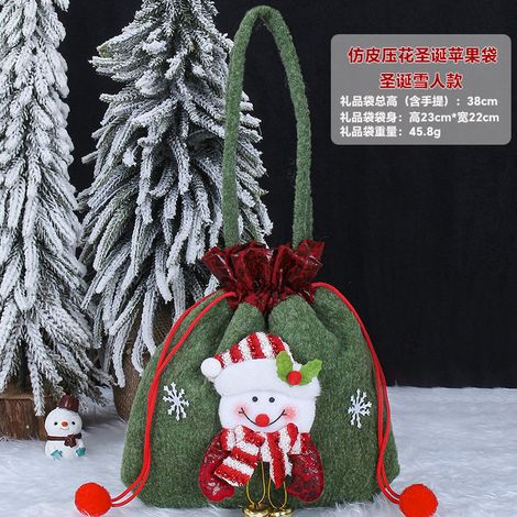 Christmas apple bags, gift bags, Christmas Eve apple packaging bags, candy gift bags, Christmas fruit
