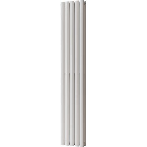 Omeara - White Vertical Radiator H1600mm x W290mm Double Panel