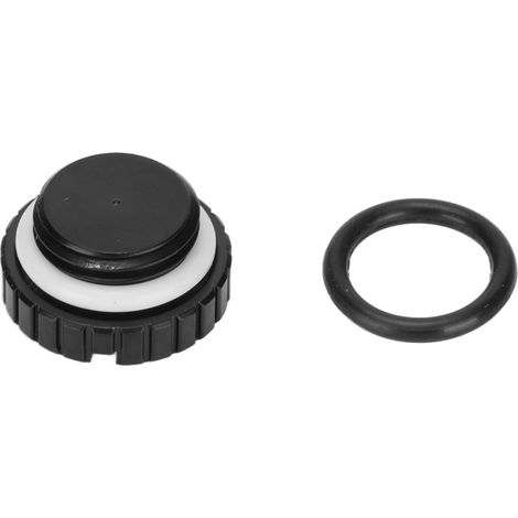 Bouchon d'arrêt d'eau noir et argent filetage G1/4 avec joint torique pour système de refroidissement liquide PC (1/5)