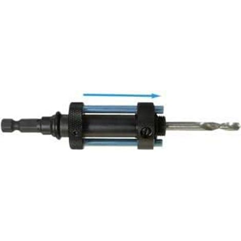 ATTACCO X FRESE BIMETALLICHE Ø32-250mm TRASCINATORE CON GHIERA SCORREVOLE +PUNTA