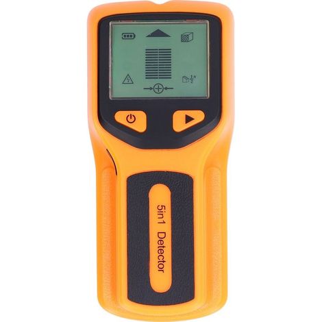 Détecteur de goujon – scanner mural électronique – capteur sensible – écran LCD – détection fil électrique AC – jaune (1/5)