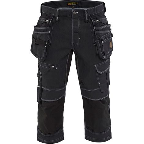 Pantaloni da lavoro X1900 artigiano Blaklader elasticizzato Nero 38 (1/4)