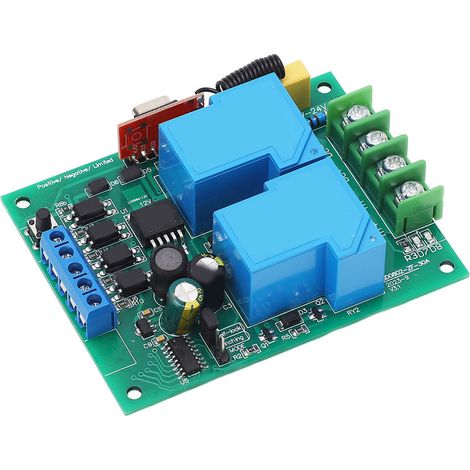 Module de commande de moteur CC, carte de commande à distance pour moteur avant et arrière avec interrupteur de fin de course DC12‑24V (1/5)