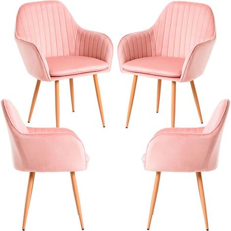 Packs Sillas Comedor - Pack 4 Sillas Chic - Rosa