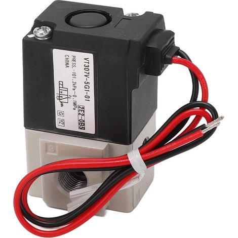Électrovanne à Vide 24V, G1/8 Type électrovanne Pneumatique Haute Fréquence Bobine de Cuivre sans Bavures pour Usage Industriel (1/5)