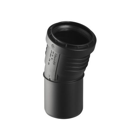 Geberit Silent-PP curva, DN 100, dø 110 mm, 390.520.14.1
