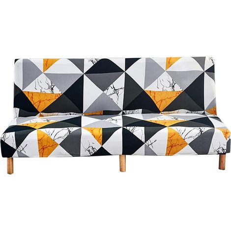 Schlafsofabezug – Dehnbar, ohne Armlehnen – Für 2- oder 3-Sitzer-Klick-Klack-Sofas – Faltbarer Futonbezug – 1-teilig (1/5)