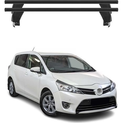 OMAC Dachträger Querträger Alu für Toyota Verso S 2010-2016 – Abschließbar – T-Nut – City-Crash-getestet – Max. 50 kg Schwarz (1/5)