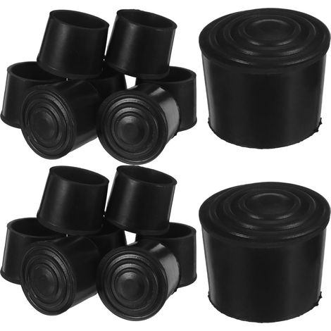 Healeved Lot de 16 patins antidérapants en caoutchouc, protections pour pieds meubles, durables et