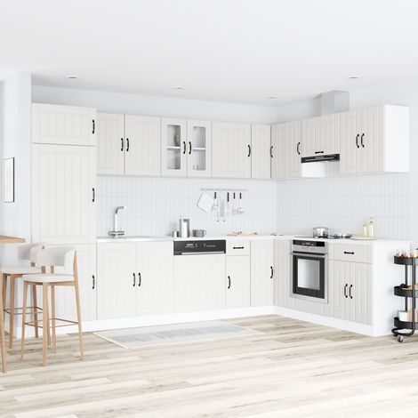 vidaXL Mueble de Cocina Lucca 80 x 46 x 81,5 cm Madera de ingeniería (1/5)