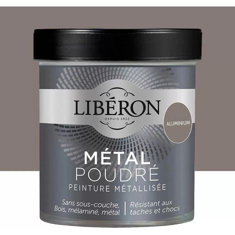 Peinture métallisée Libéron Métal Poudré Aluminium 0,5 L (1/3)
