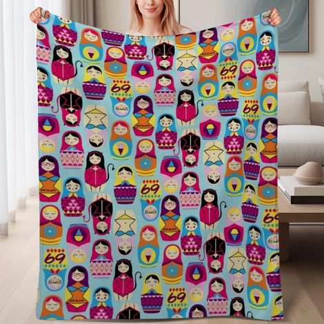 Couverture en polaire douce et chaude pour la famille, légère en microfibre,6080 pouces (1/4)
