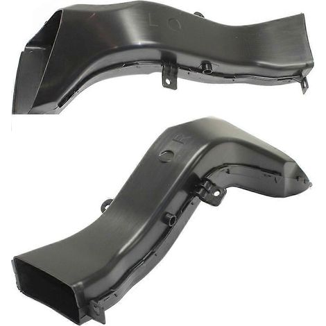 1 par de conductos de admisión de aire de soporte del radiador delantero izquierdo y derecho, de plástico negro, 51748054229 51748054230 para BMW Serie 3 F30 F31 (1/5)
