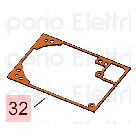FAAC 7099645 Guarnizione Per Motore Motoriduttore Cancello Scorrevole 746 844 (1/3)