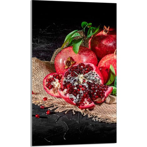 Planche à découper en verre 30 x 52 cm Bleu marine (1/5)