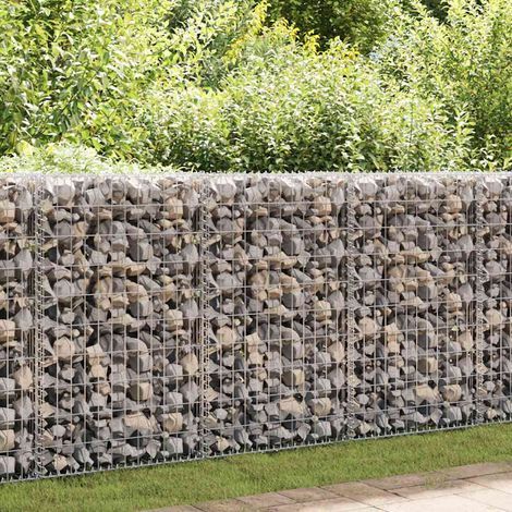 Mur en gabions avec couverture, acier galvanisé, 50×20×100 cm (1/5)