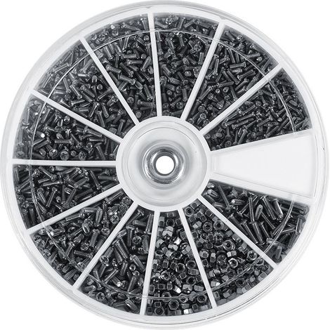 Small kit of bolts, matching durable d&39nuts of screw for  glass of shown (1/5)
