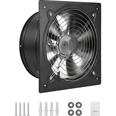 Mophorn Abluftventilator 350x350 mm, Effizienter Wandventilator mit Drehzahlregelung, 2647 m³/h Luftstrom, 70 W, Geräuscharmer Ventilator für Dachboden, Keller, Werkstatt, Küche und Hühnerstall (1/5)