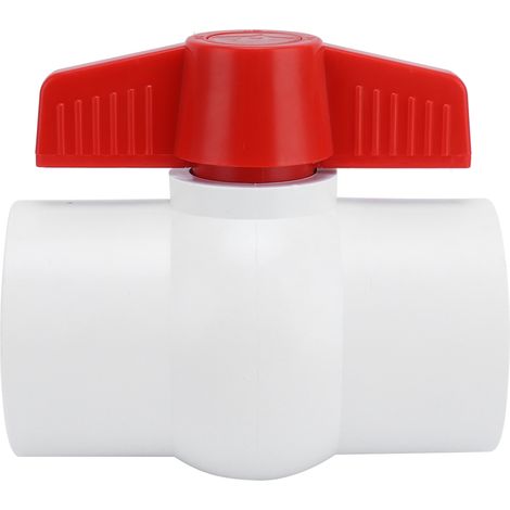 Vanne à Bille PVC pour Irrigation Jardin, Aquaculture et Arrosage, Raccord de Tuyauterie DN50 (1/5)