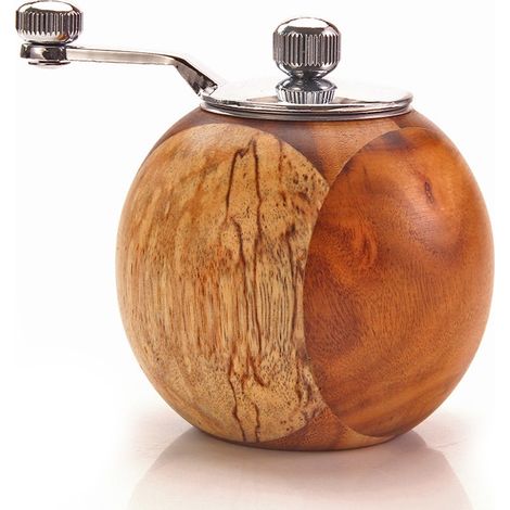 Pepper Mill Hand Crank Mini Ceramic Core Grinder, Pepper Salt Multi-purpose Grinder, Kitchen Tool. (1/5)