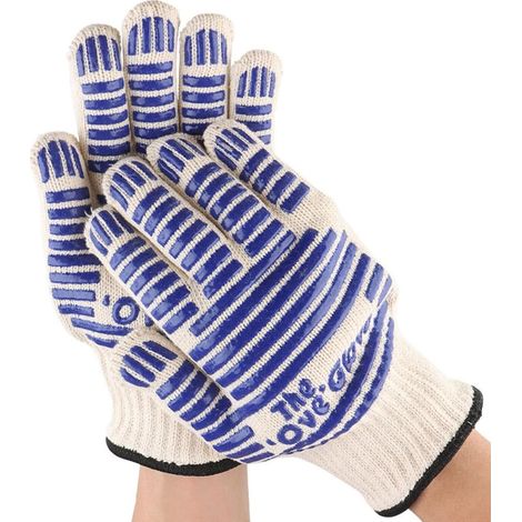 CCYKXAHeat-resistant, anti-scald microwave oven gloves with high-temperature resistant shell, non-slip for grilling and baking (1/5)