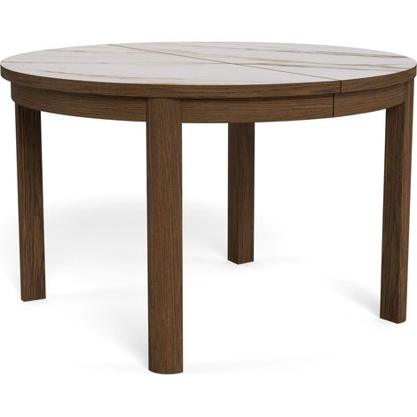 Mesa Norsica Melfero 101, No, 75x0x0cm, Cerámica, Chapa de madera natural