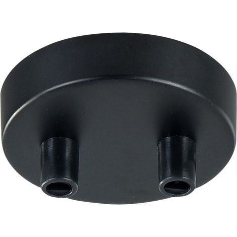 Base di fissaggio universale rotonda Ø8cm nera Maytoni