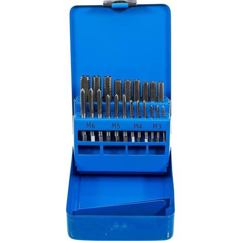 Jeu de Filières M3-M12 - 21 pcs - Acier, Précision et Durabilité - Pro - D-Work