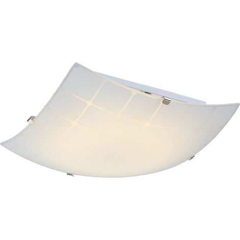 8 Watt LED 1-flammig Deckenleuchte Deckenlampe Beleuchtung Lampe Leuchte Chrom Globo 40452