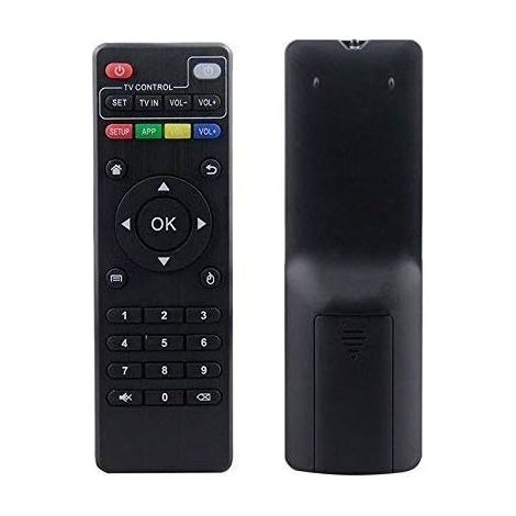 MXQ Pro Télécommande de Rechange pour Android Box, Smart TV Box, IPTV Media Player - Compatible avec MXQ-4K, M8S, X96, X96 Mini, T95M, T95N, T95X, H96 (1/4)