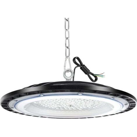 Pair 100-W-LED-Hallenstrahler, LED-Flutlicht für den Innenbereich, kaltweißes Licht, IP65 wasserdichte Werkstattbeleuchtung, industrielle LED-Beleuchtung für Garage/Fabrik/Werkstatt/Parkplätze