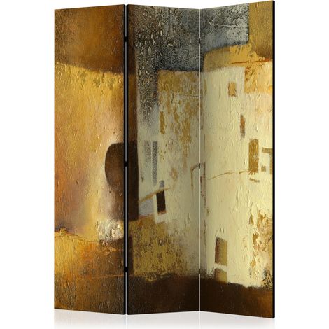 Paravento - Golden Oddity [Room Dividers] - 135x172 (1/4)