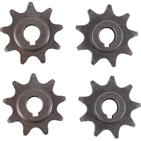 Pignon 4X 9 dents pour moteur de vélo électrique MY1016Z Unitemotor MY1018 9T pour 410 (1/4)