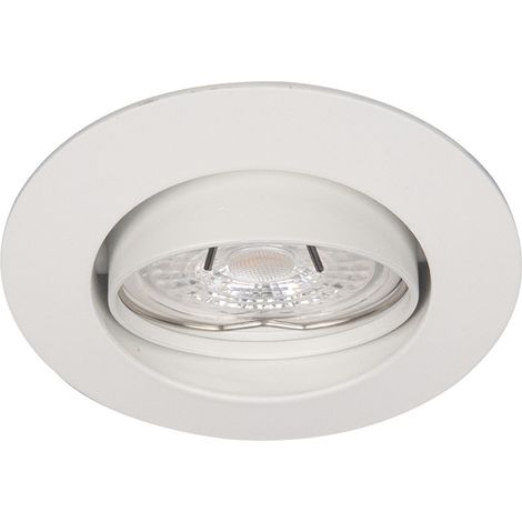 Spot BE BETTER - bague GU10 rond orientable, blanc mat IP20 - EUROPOLE - 2314 (1/3)