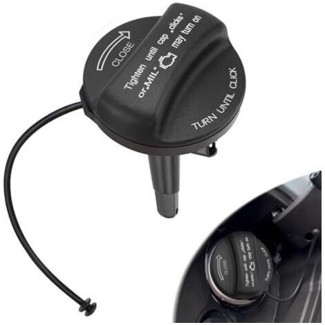 Tankdeckel mit Halteband, passend für BMW E39 E46 E60 E61 E84 E87 E90 E91 E92 F10 F20 F30 F31, Mini Cooper R55 R56 R57 F56 (Ersatzteil für Tankdeckel) (1/5)