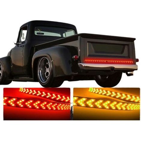 Garden FutureBarre Lumineuse de Porte Arrière pour Camion avec Feux Stop Rouge Clignotants et de Recul - KZQ (1/5)