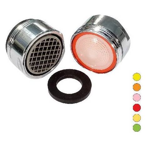10 x AERATORE ANTICALCARE CLASSIC M 24X1 Misura: 3,0 l/min - Rosa - R.A. 87%