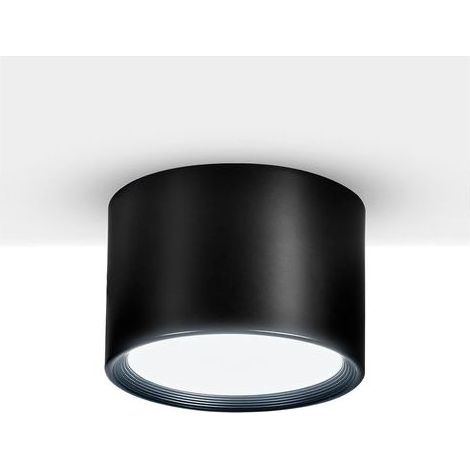 TAISHENGDA LED-Deckenstrahler, Schwarz, Warmweiß 6000K, 12W, Deckenleuchte für Wohnzimmer, Esszimmer, Küche, Flur, Schlafzimmer, Ø 12 cm (1/5)