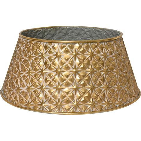 Copribase albero in ferro D 57 cm oro anticato Peraga Christmas
