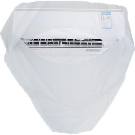 Housse anti-poussière,Housse de Nettoyage Transparente for climatiseur, Housse de Protection étanche for Le Nettoyage et Le Lavage de la poussière du climatiseur Domestique,1.8×1.1m (1/4)
